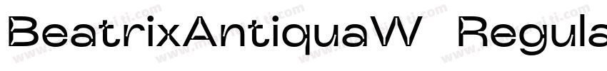 BeatrixAntiquaW05 Regular Regular字体转换
